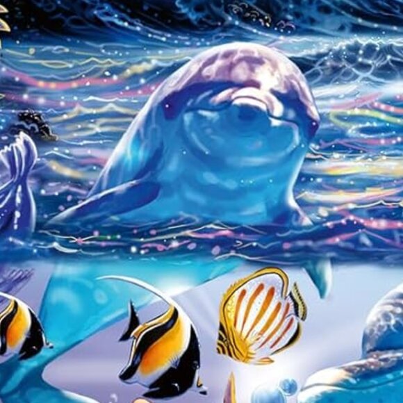 New sealed Ravensburger 500pcs Puzzle-Magical Moonlight Glow in Dark Puzzle - Picture 6 of 16